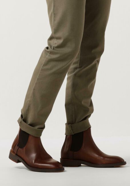 Cognacfarbene TOMMY HILFIGER Chelsea Boots PREMIUM HILFIGER CHELSEA - large