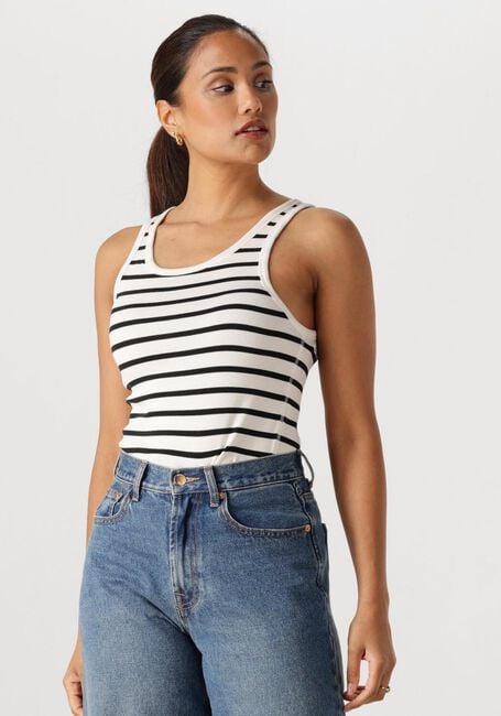 Mehrfarbige/Bunte WITHBLACK Tops & T-shirts WBLDORDI STRIPED TANK - large