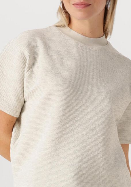 Graue ANOTHER LABEL T-shirt RAVENELLE TEE S/S - large