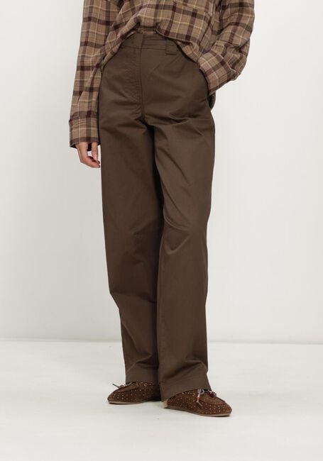 Braune ROUGE EDIT Weite Hose ROUFIONA HW W/F F/L TROUSER - large