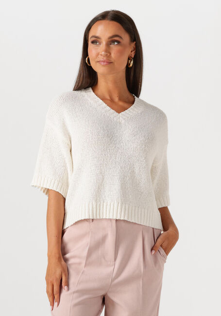 Weiße MSCH COPENHAGEN Pullover MSCHHANNALIE 2 4 V PULLOVER - large