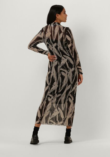 Braune MSCH COPENHAGEN Maxikleid MSCHJANIELLA ILLENORA DRESS AOP - large