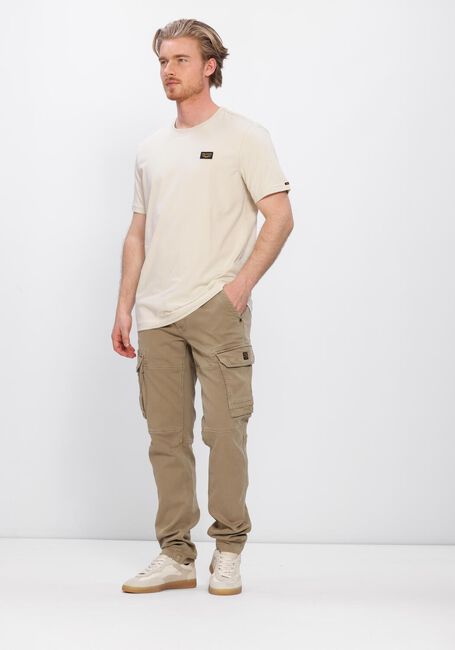 Ecru PME LEGEND T-shirt SHORT SLEEVE R-NECK GUYVER TEE - large