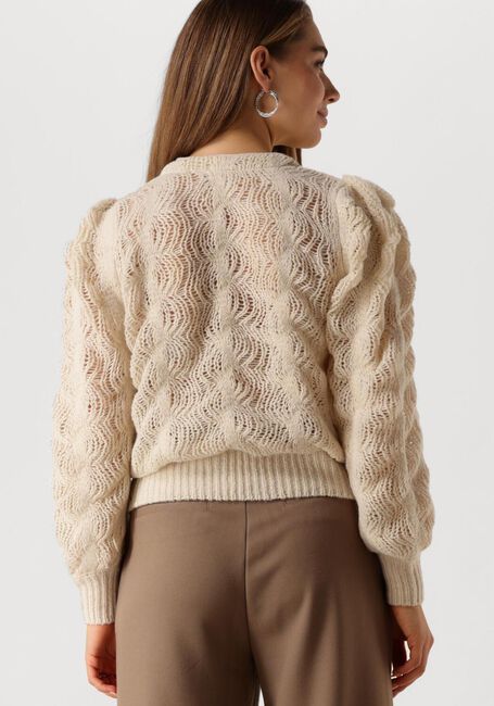 Beige Y.A.S. Strickjacke YASBUBBLE LS KNIT CARDIGAN S. - large