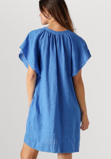 Blaue BY-BAR Minikleid VINA LINEN DRESS - large
