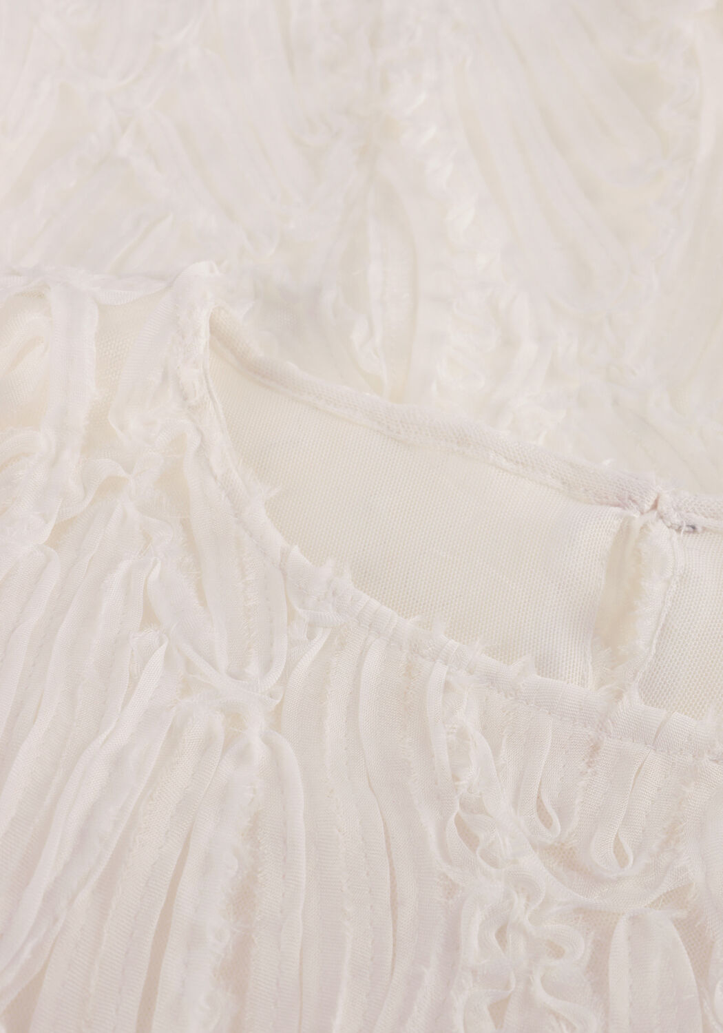 Nicht-gerade weiss OBJECT Top OBJLUCIE L/S RE O-NECK TOP - large