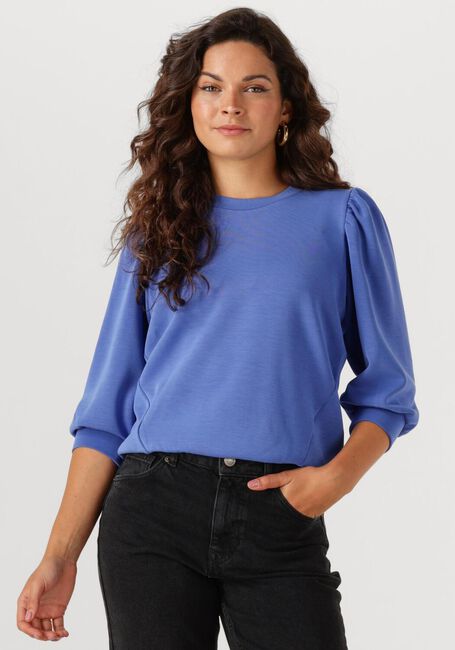 Blaue SELECTED FEMME T-shirt SLFTENNY 3/4 SWEAT TOP - large