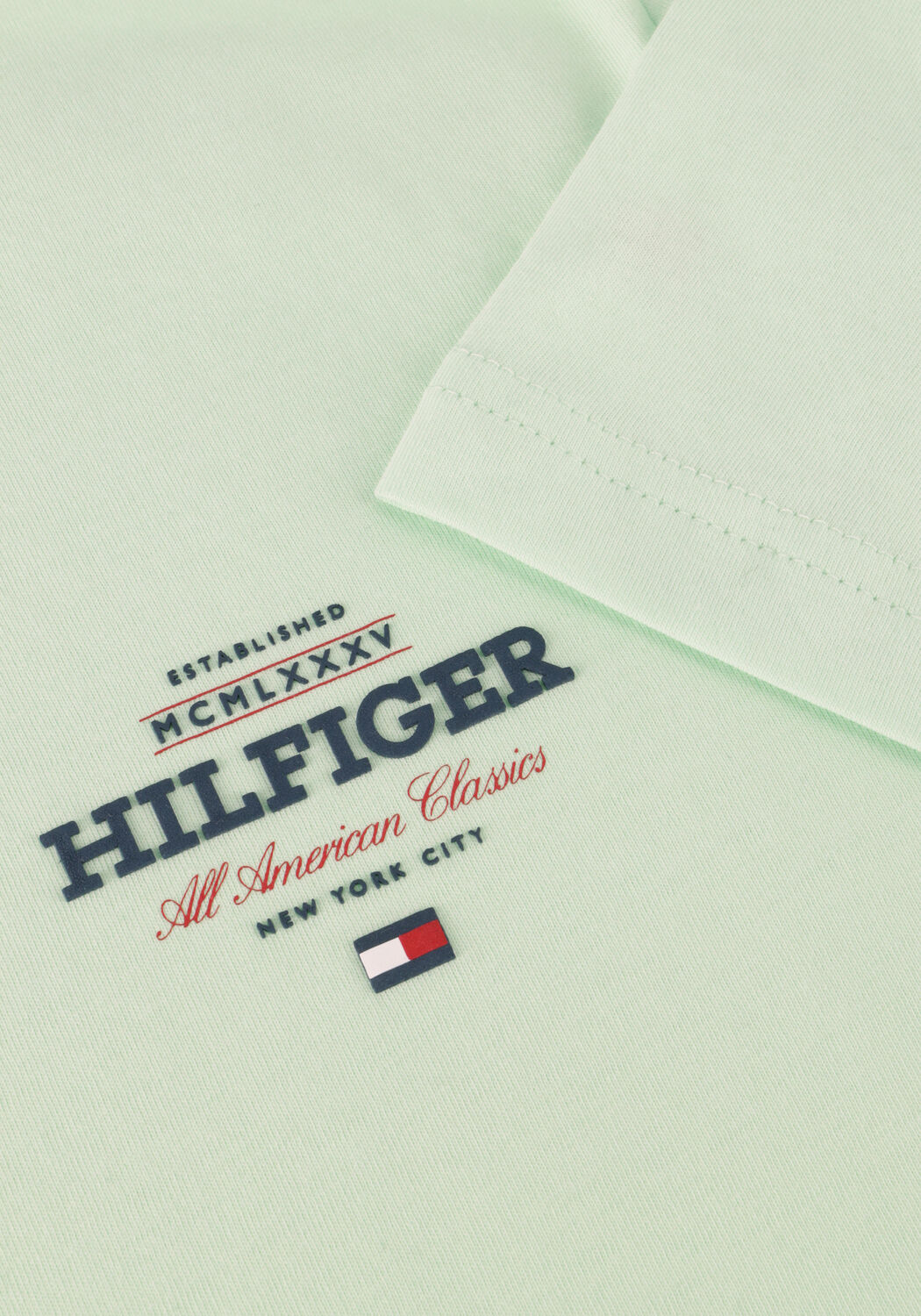 Gr&uuml;ne TOMMY HILFIGER T-shirt MONOTYPE ALL AMERICAN TEE - large