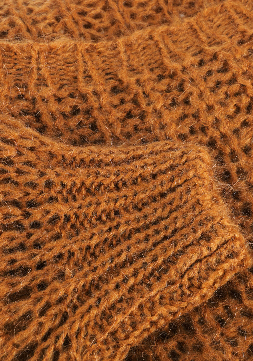 Camelfarbene AMAYA AMSTERDAM Pullover ACE KNITWEAR - large