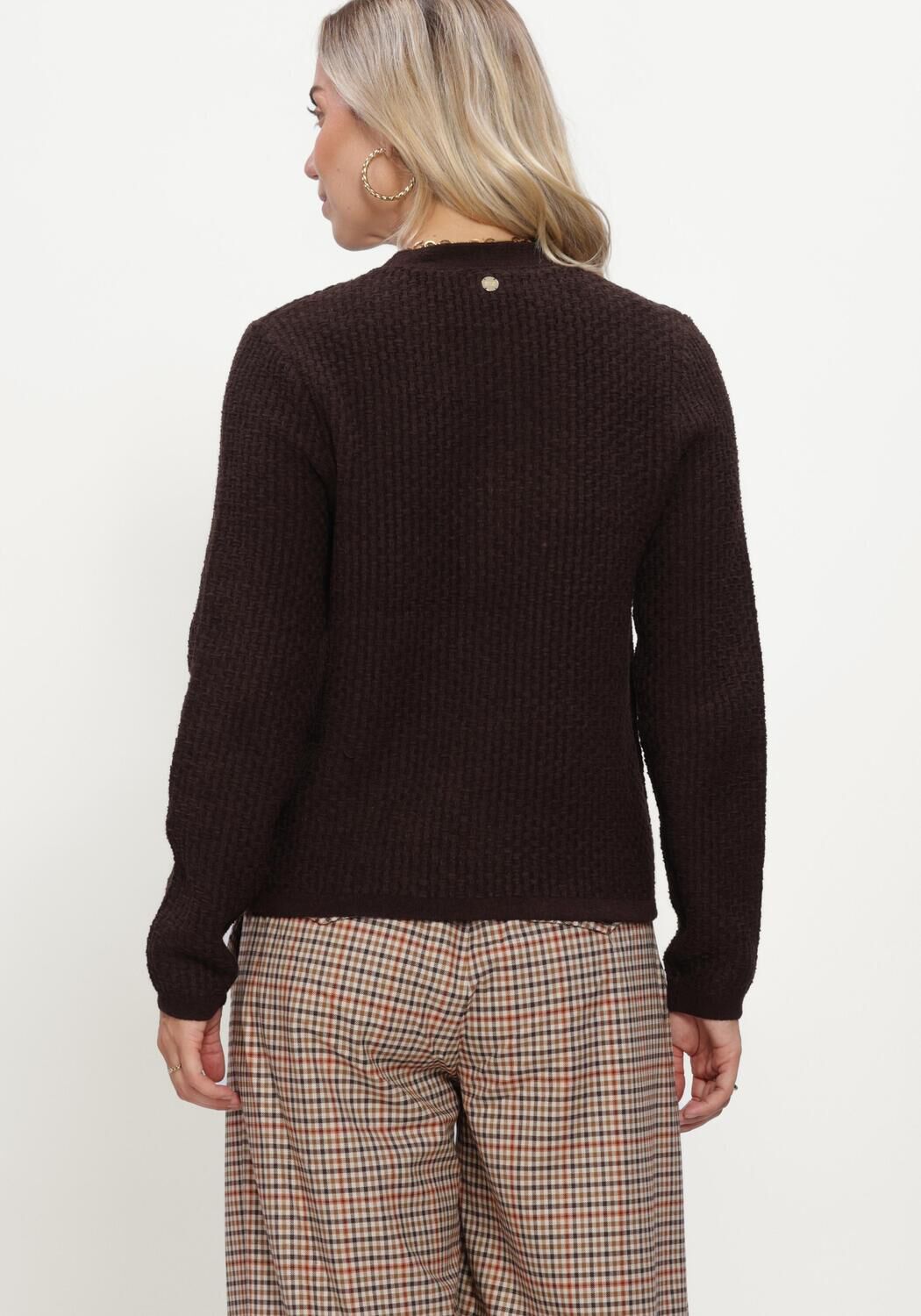 Braune SILVIAN HEACH Strickjacke CARDIGAN RYANA - large