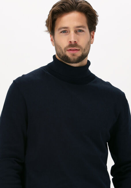 Dunkelblau KULTIVATE Rollkragenpullover KN STEVE - large