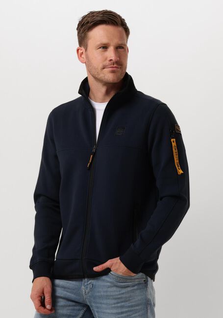 Blaue PME LEGEND Jacken ZIP JACKET INTERLOCK - large