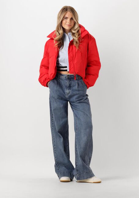 Rote CO'COUTURE Wattierte Jack FROSTY CROP PURR JACKET - large