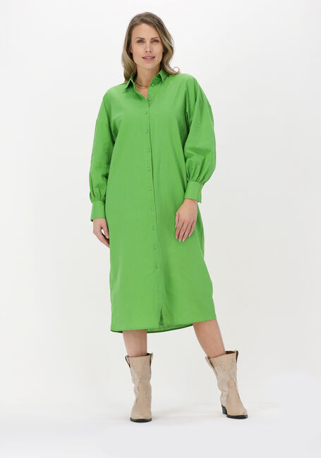 Grüne Y.A.S. Midikleid YASORNELLA LS LONG SHIRT DRESS - large