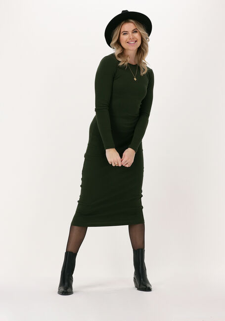 Grüne ENVII Midikleid ENALLY LS DRESS 5314 - large