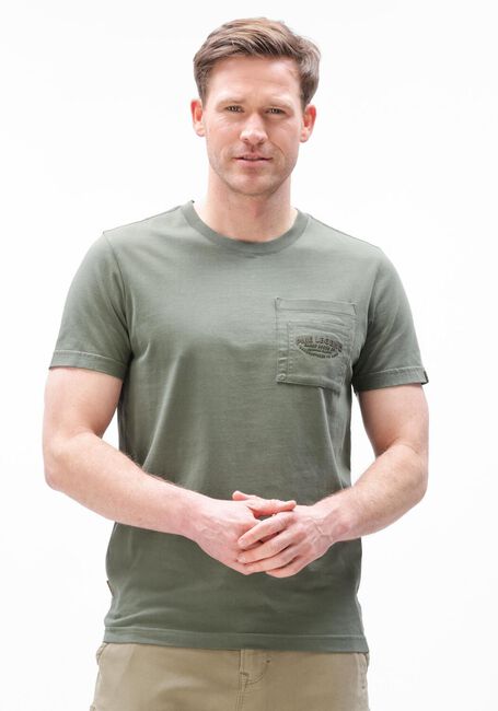 Gr&uuml;ne PME LEGEND T-shirt PLAY HEAVY JERSEY POCKET - large