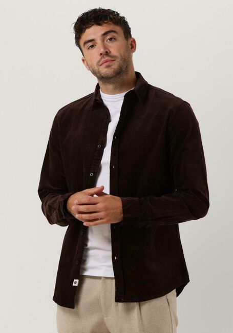 Braune ANERKJENDT Overshirt AKLEIF CORDUROY SHIRT - large