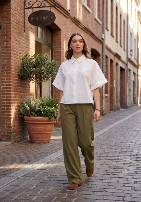 Wei&szlig;e ANOTHER LABEL Blusen ALLUCA SHIRT S/S - large