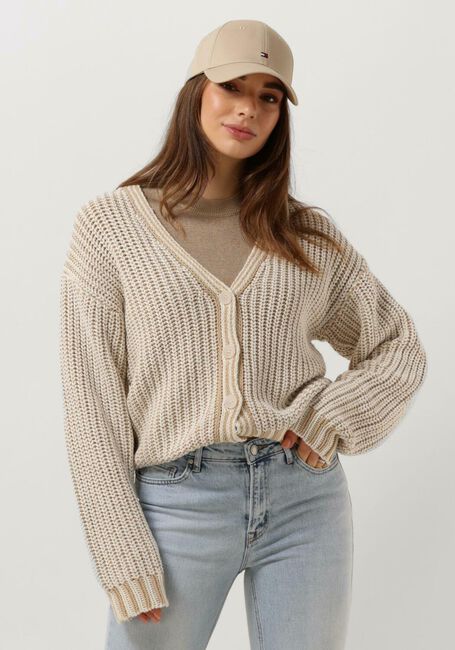 Ecru SIMPLE Strickjacke KNIT-CO-NUK-24-1 - large