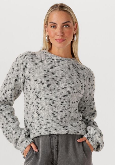 Graue SIMPLE Pullover KNIT-PONG-25-3 - large