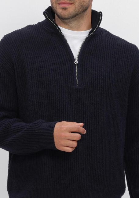 Dunkelblau BUTCHER OF BLUE Pullover MARKET HALF ZIP - large