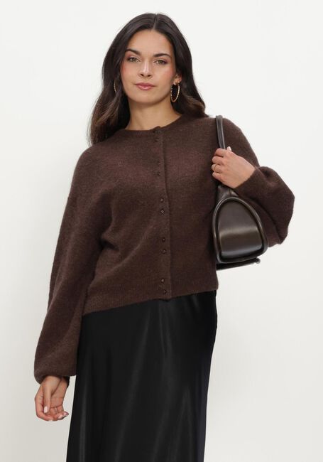 Braune MSCH COPENHAGEN Strickjacke MSCHBONDIE HOPE CARDIGAN - large