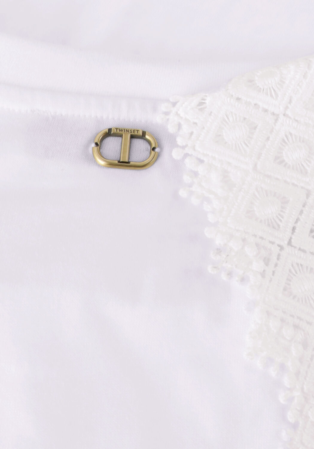 Wei&szlig;e TWINSET MILANO T-shirt KNITTED BLOUSE - large