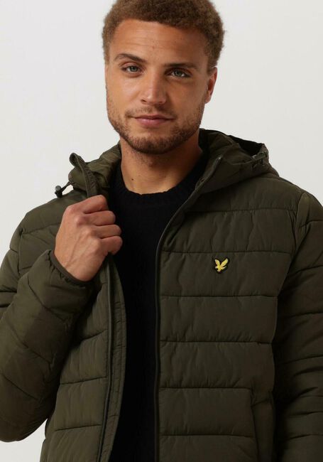 Grüne LYLE & SCOTT Wattierte Jack LIGHTWEIGHT PUFFER JACKET - large