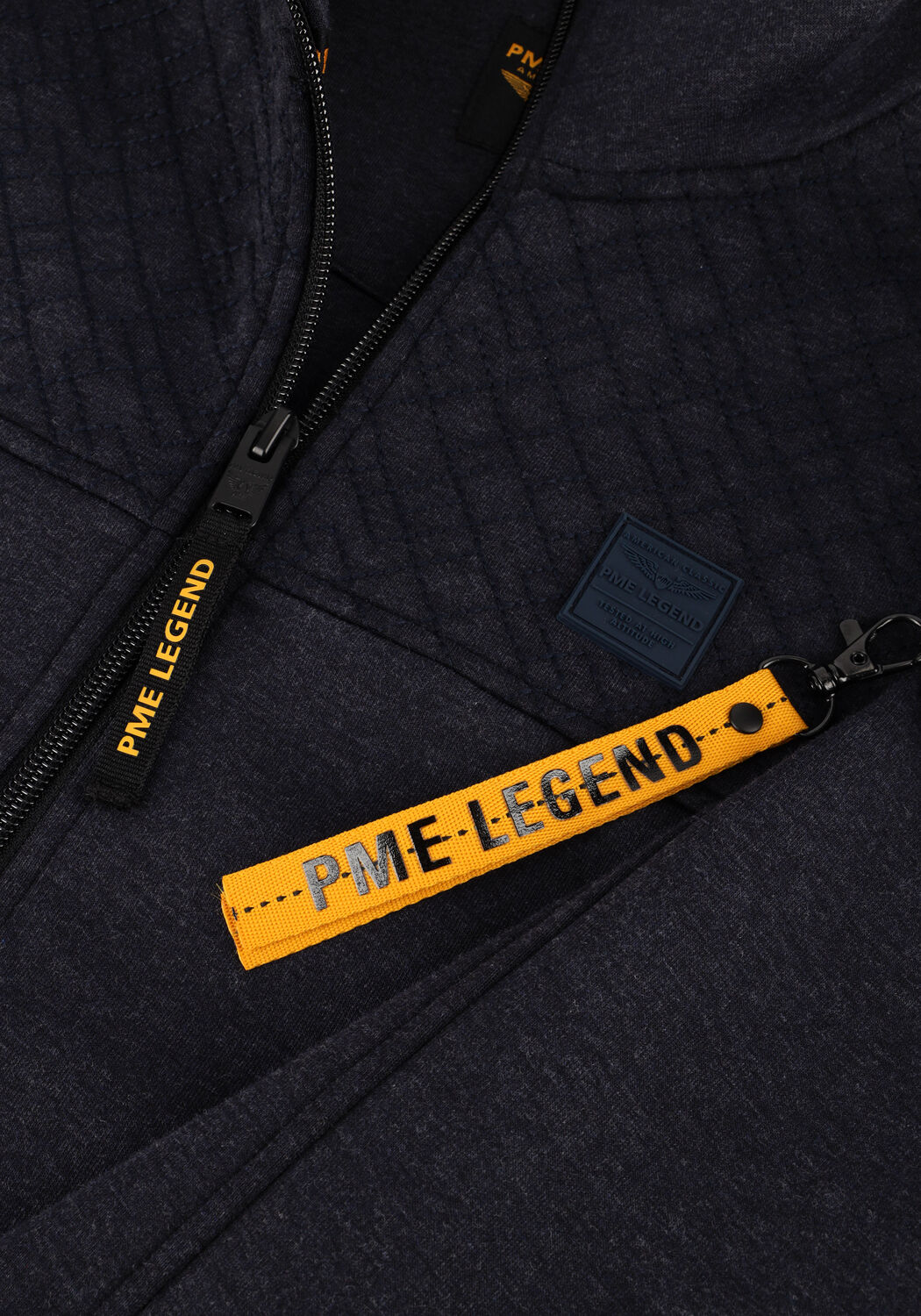 Schwarze PME LEGEND Strickjacke INTERLOCK - large