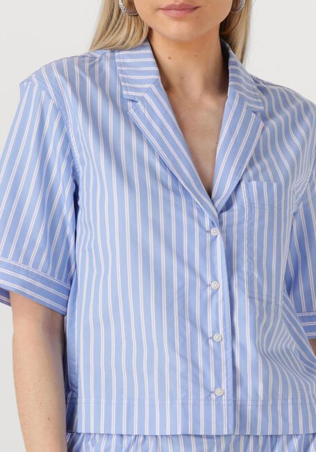 Hellblau ROUGE EDIT Blusen ROUSHONA 2/4 RESORT COLLAR SHIRT - large