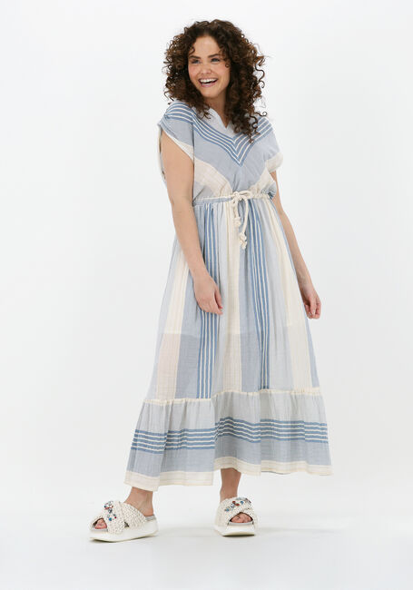 Blaue LOUIZON Maxikleid JIHANE ROBE - large