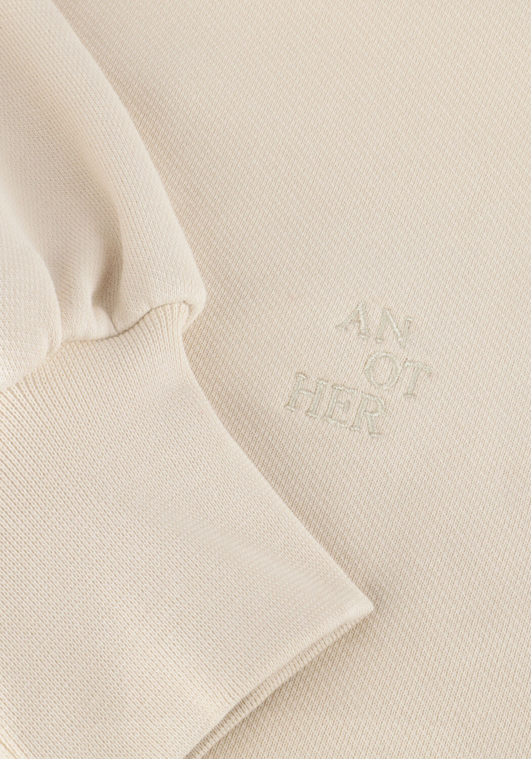 Beige ANOTHER LABEL Sweatshirt JAXY KISS SWEAT L/S - large