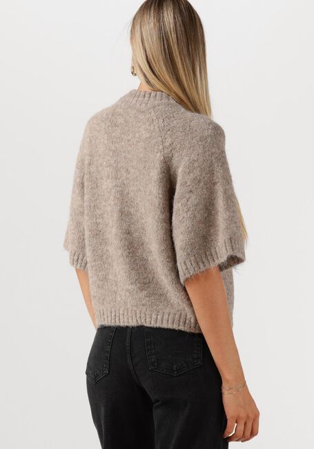 Beige NEO NOIR Strickjacke BENUTA FLUFFY KNIT CARDIGAN - large