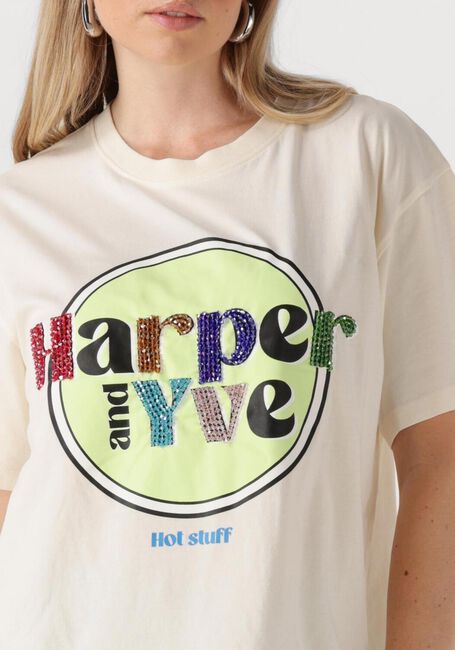 Weiße HARPER & YVE T-shirt HOTSTUFF-SS - large