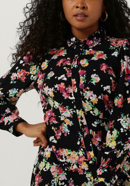 Schwarze Y.A.S. Midikleid YASALOMA LS MIDI SHIRT DRESS S - large
