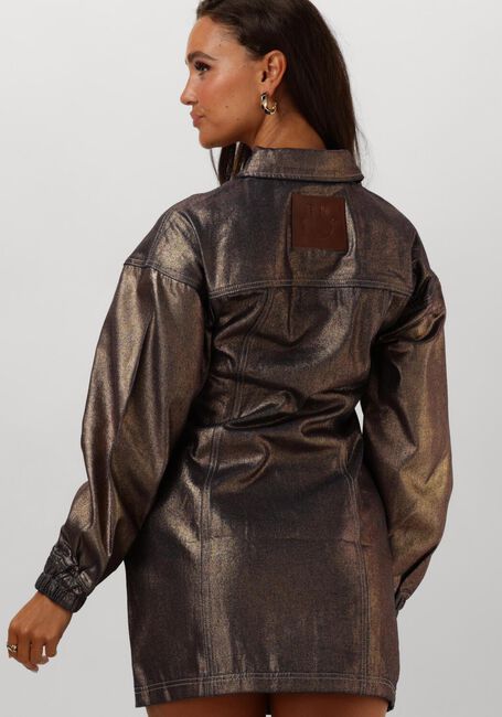 Goldfarbene REFINED DEPARTMENT Minikleid BIBI - large
