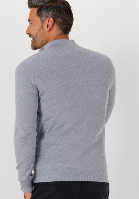 Graue PROFUOMO Pullover PULLOVER HALF ZIP TWINKLE SLUB - large