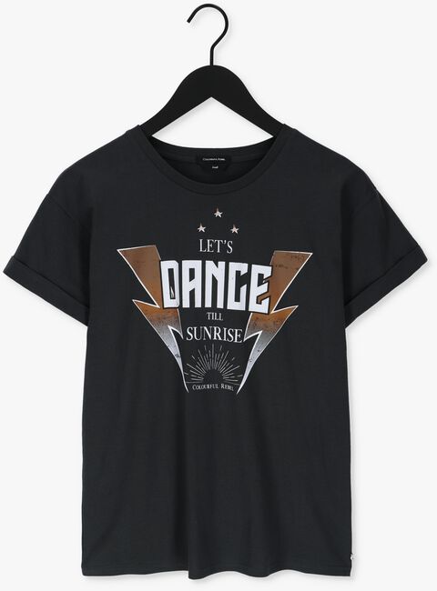 Anthrazit COLOURFUL REBEL T-shirt DANCE BOXY TEE - large