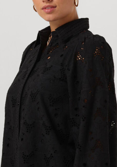 Schwarze Y.A.S. Minikleid YASTEALA LS SHIRT DRESS S. - large