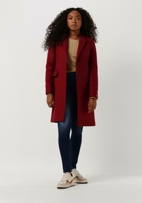 Camelfarbene TOMMY HILFIGER Pullover SOFTWOOL CABLE C-NK SWEATER - large