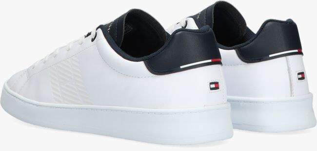 Weiße TOMMY HILFIGER Sneaker low RETRO TENNIS CUPSOLE - large