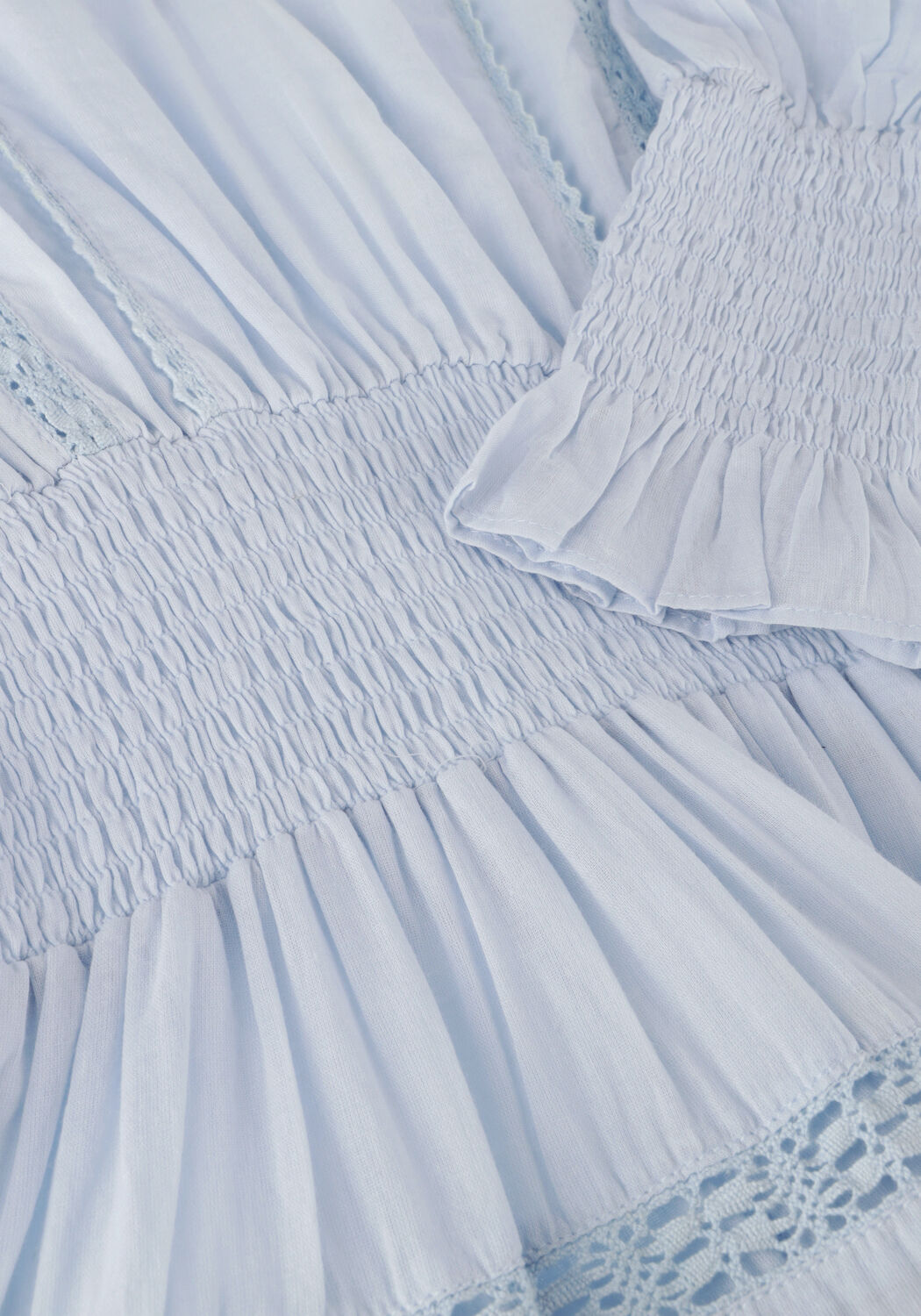 Hellblau NOTRE-V Minikleid VOILE DRESS - large