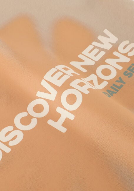 Beige DAILY7 T-shirt T-SHIRT BACKPRINT - large