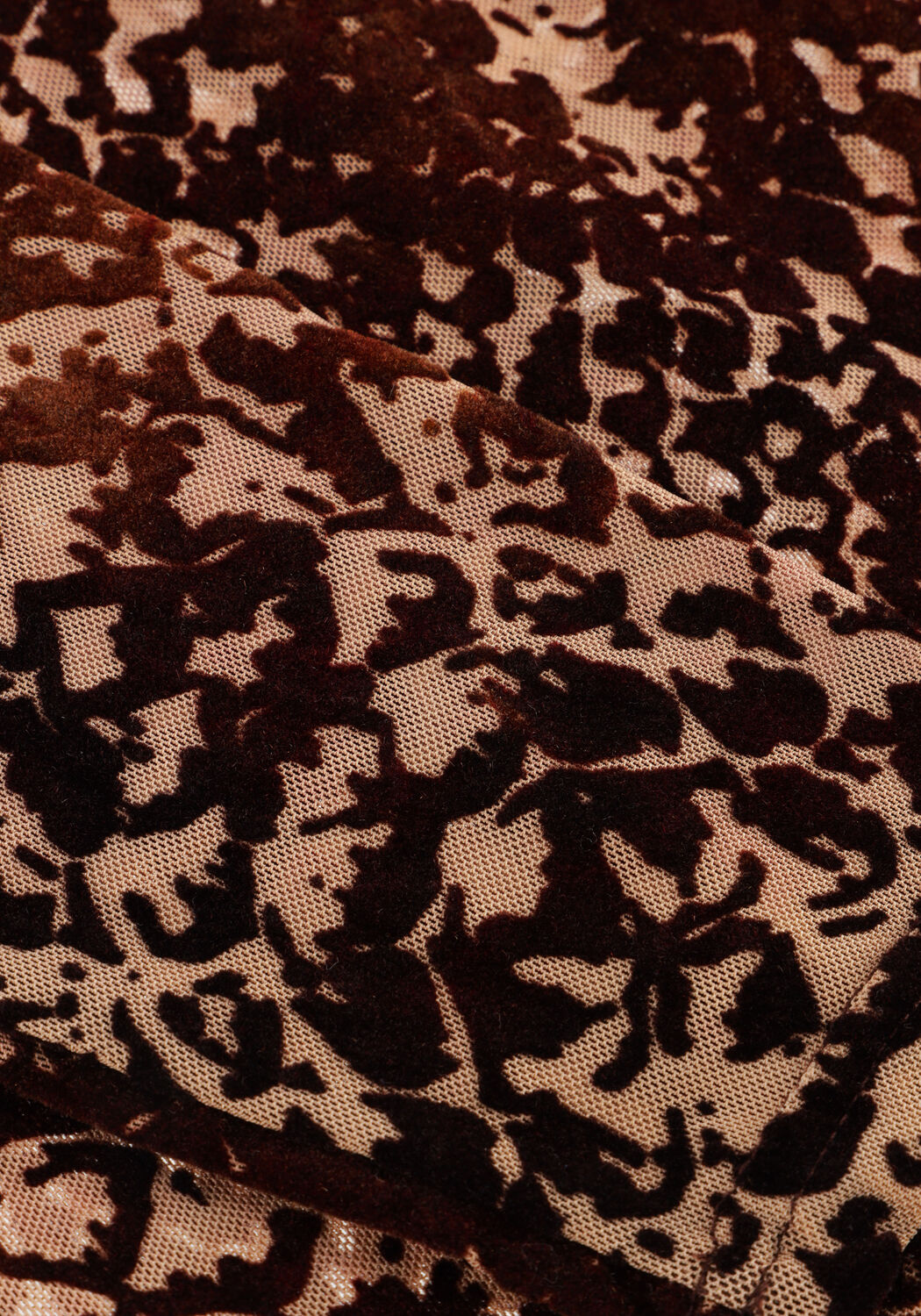 Braune ROUGE EDIT Top ROUSARI LS O NECK TOP - large