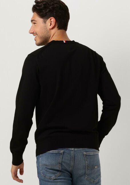 Schwarze TOMMY HILFIGER Pullover 1985 CREW NECK SWEATER - large