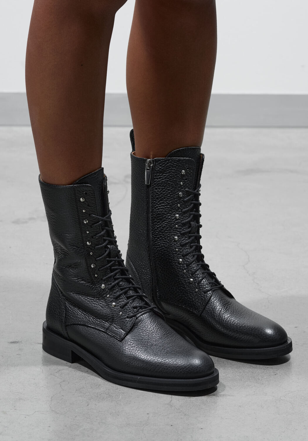 Schwarze STEFANO LAURAN Stiefeletten B5666 - medium