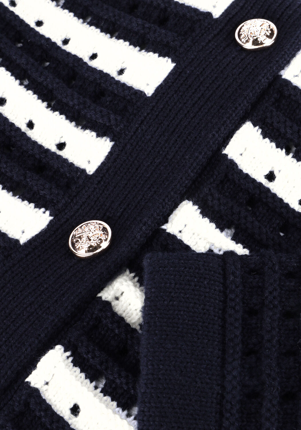 Schwarze NEO NOIR Strickjacke EFFIE KNIT CARDIGAN - large