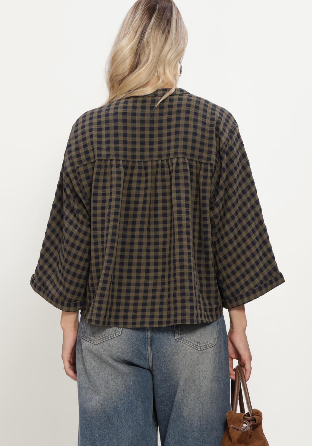 Dunkelgr&uuml;n BY-BAR Blusen JESS BLOUSE - large