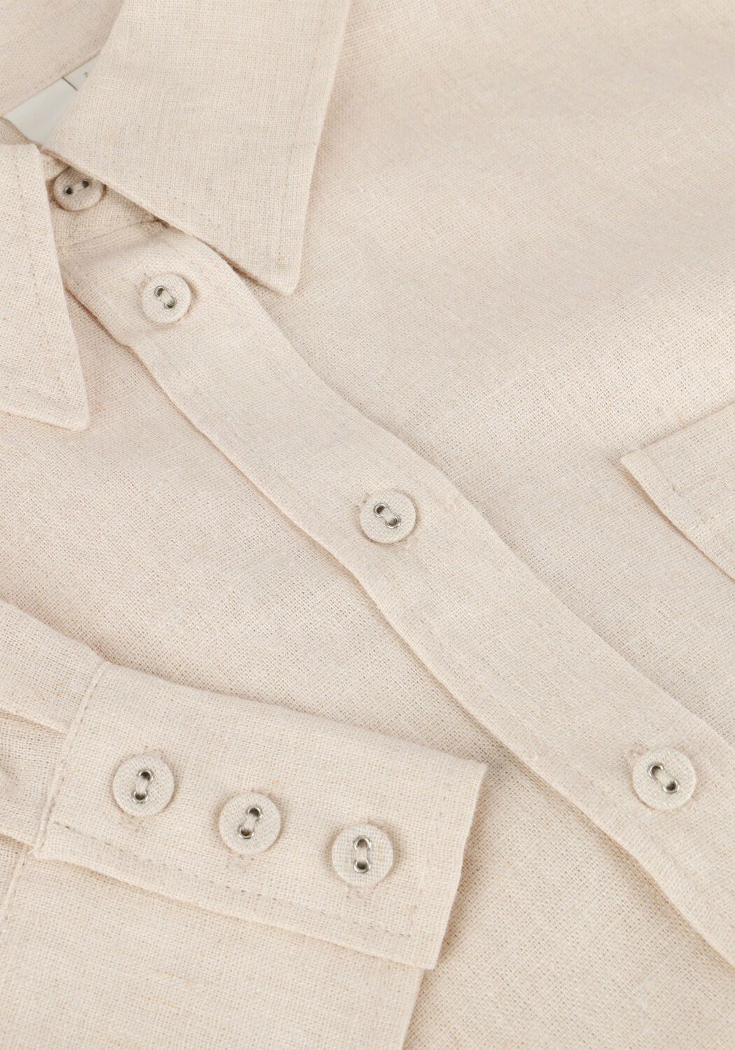 Wei&szlig;e Y.A.S. Blusen YASFLAXY LS LINEN SHIRT NOOS - large