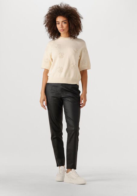 Schwarze OBJECT Hose OBJBELLE LISA COATED PANT NOOS - large
